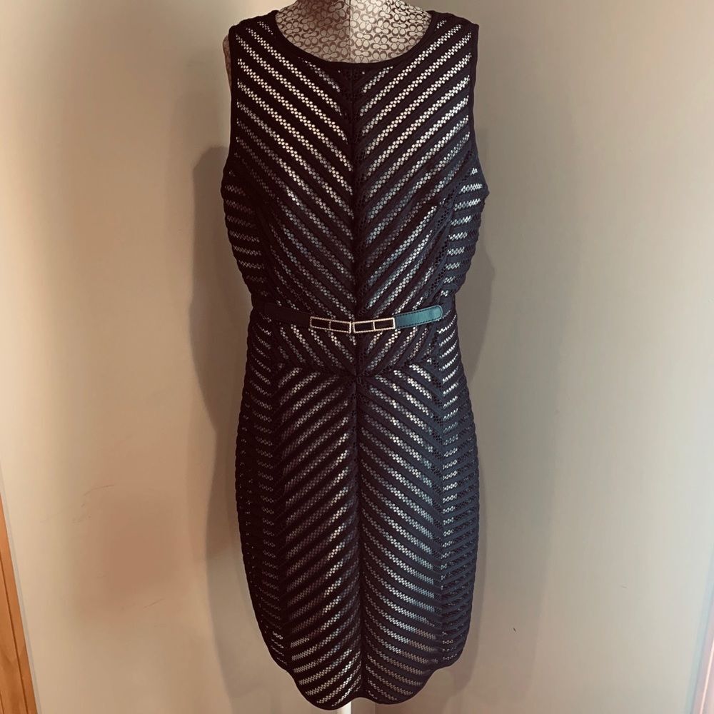 Black Dress with Nude Lining size M